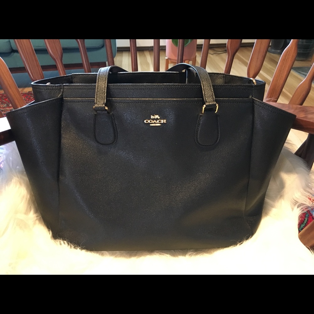 Coach extra large tote bag